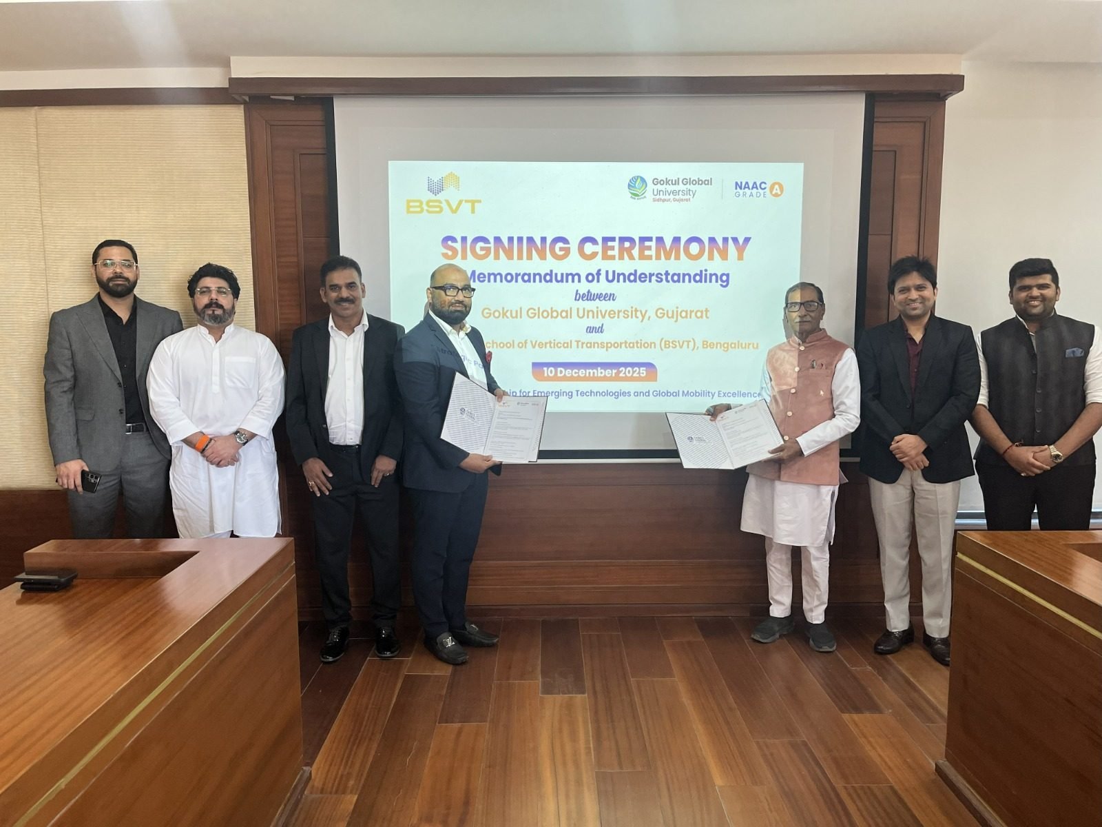 BSVT Signs MoU with Gokul Global University photo 3