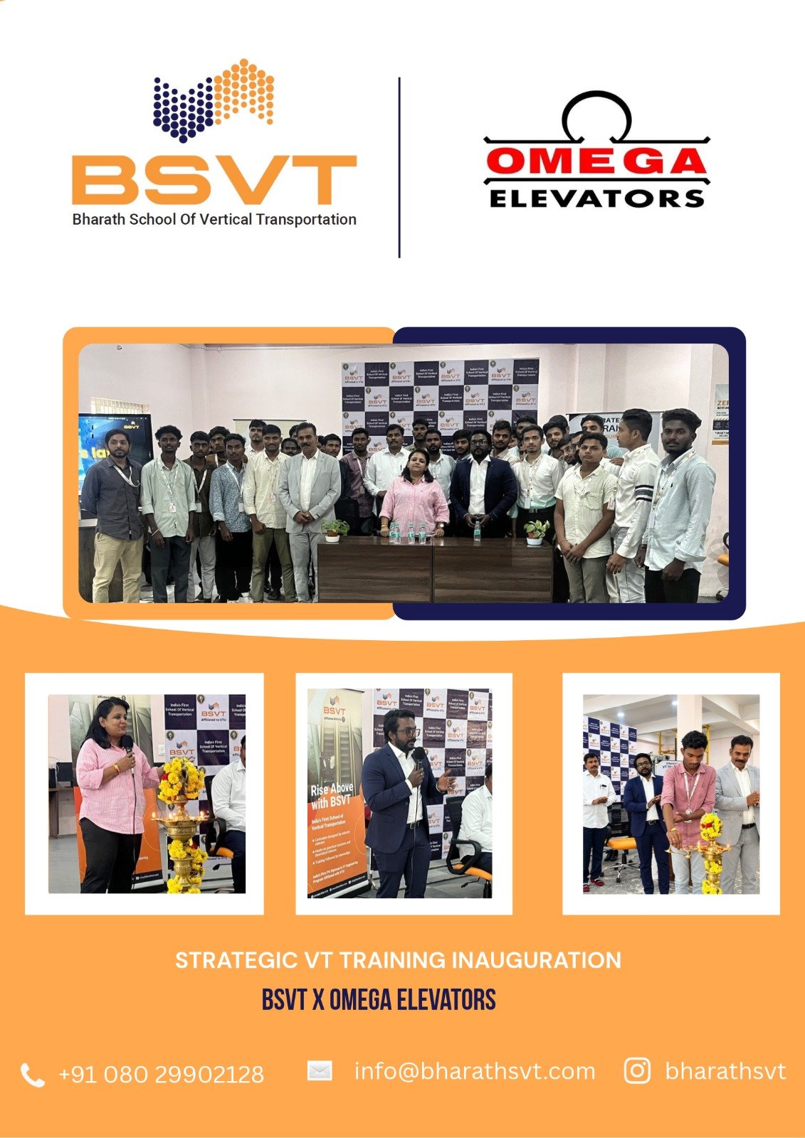 Omega Elevators and BSVT Launch Strategic Training Programme to Develop Industry-Ready Vertical Transportation Professionals photo 12
